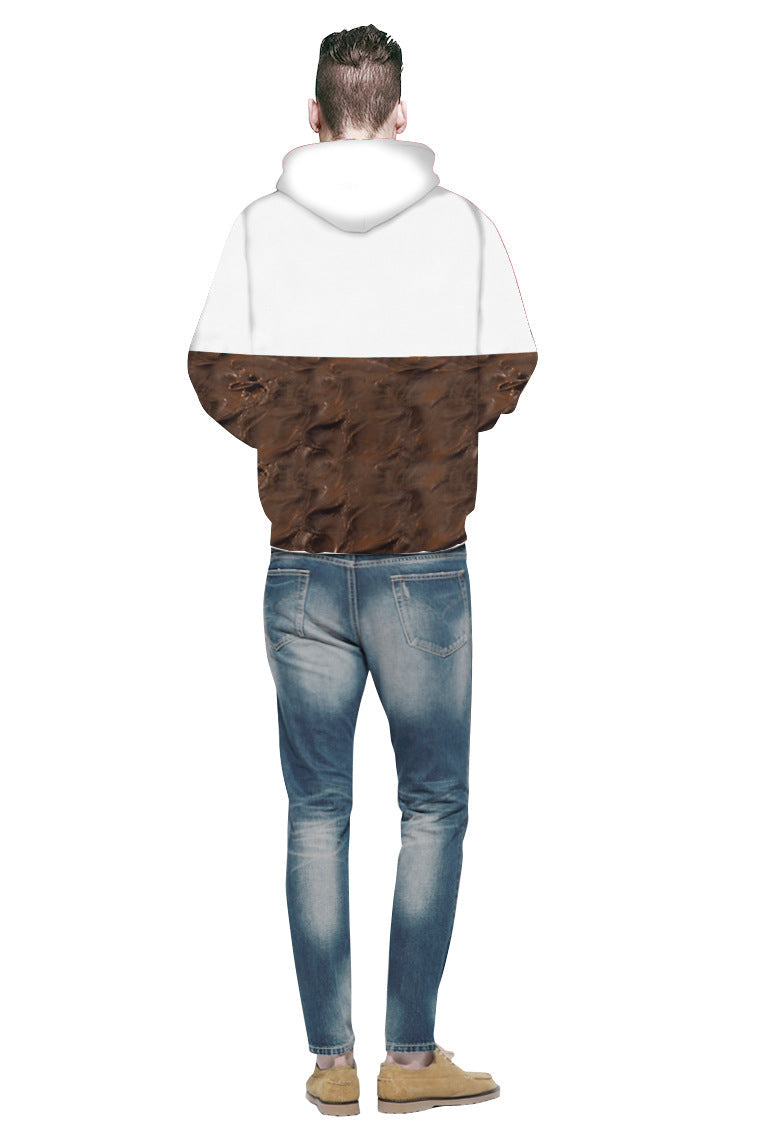 Unisex Kapuzenpullover mit kreativem Nutella-Design R&B