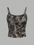 R&B | Weste mit Tube-Top-Print