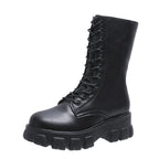 Stylische Damen Stiefel mit Schnürung R&B