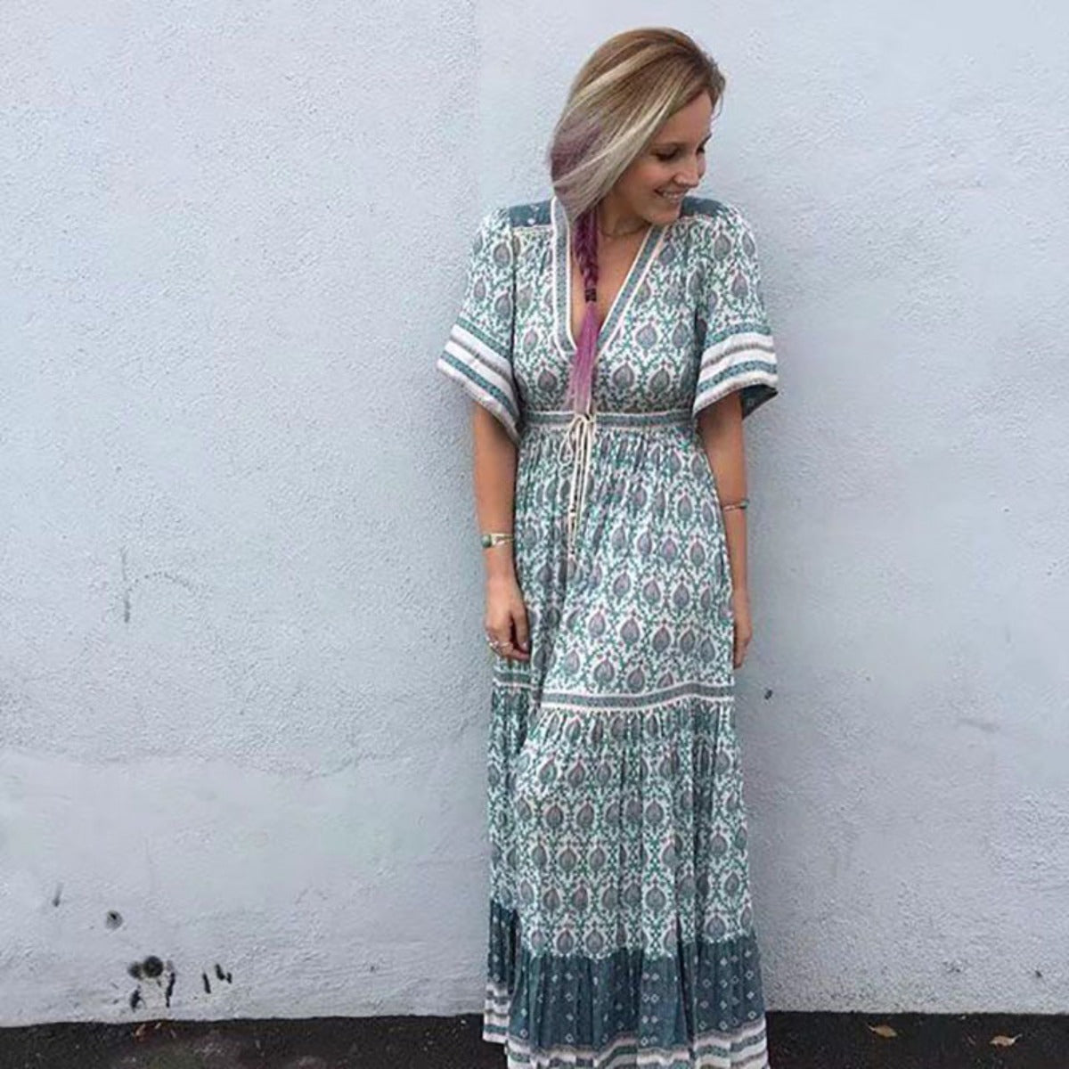 R&B | Kleid mit böhmischem Print