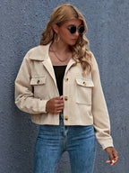 R&B | Kurze Cordjacke für Damen