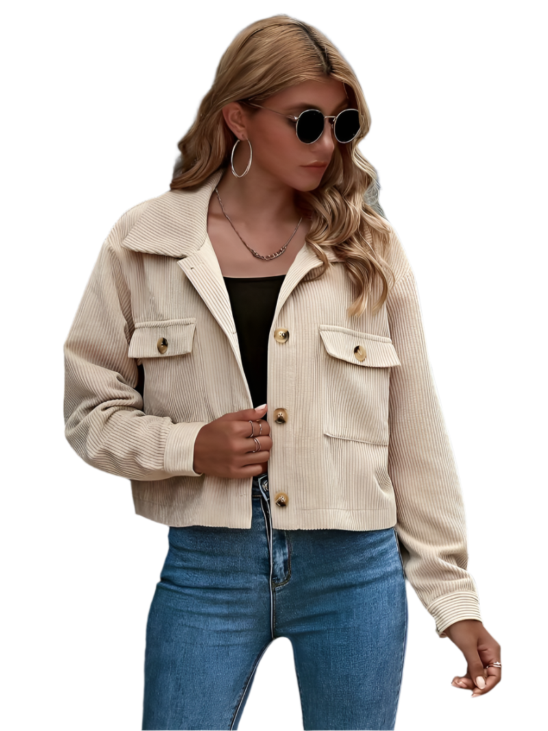 R&B | Kurze Cordjacke für Damen