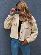 R&B | Kurze Cordjacke für Damen