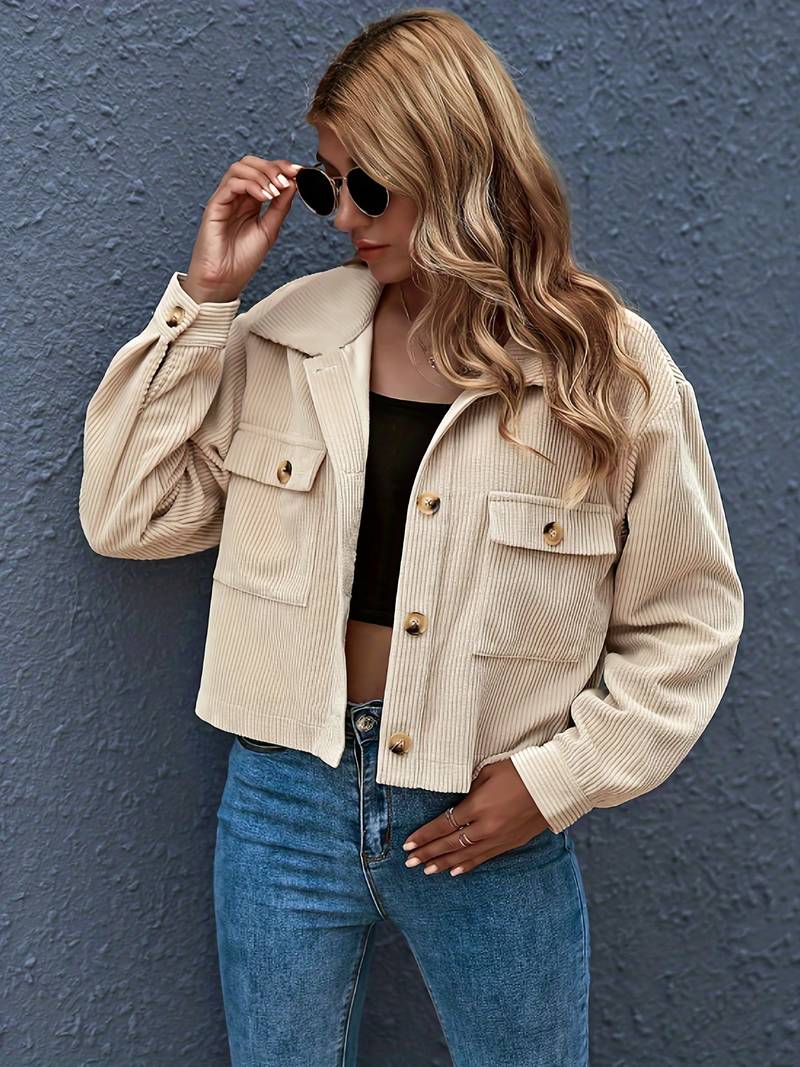 R&B | Kurze Cordjacke für Damen