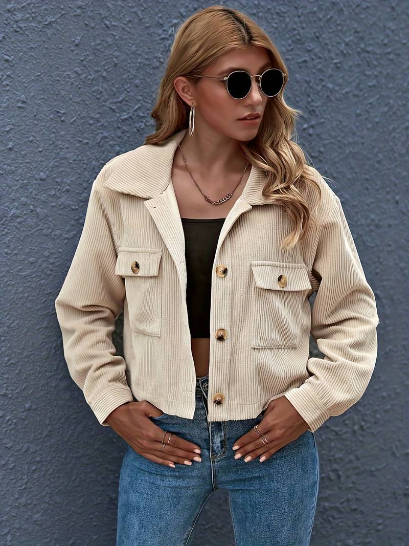 R&B | Kurze Cordjacke für Damen