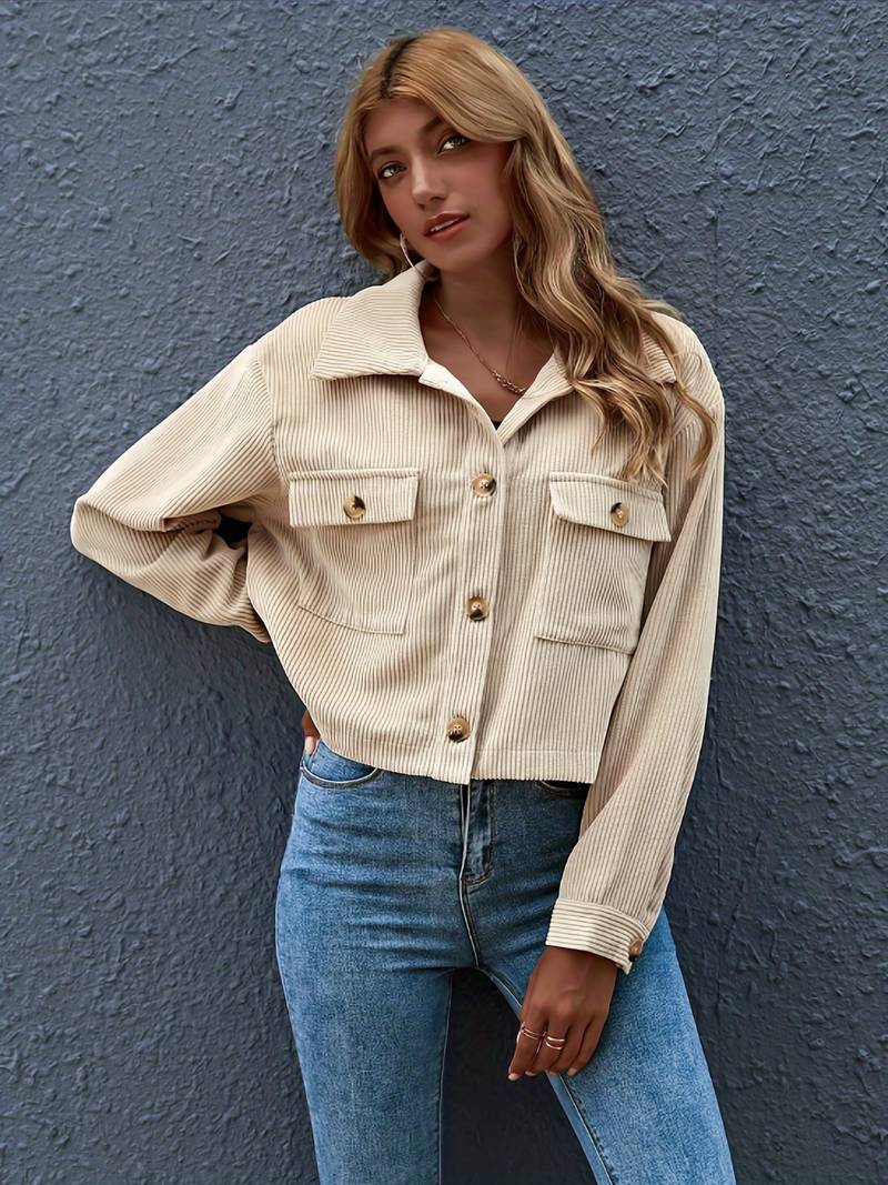 R&B | Kurze Cordjacke für Damen