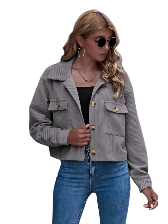 R&B | Kurze Cordjacke für Damen