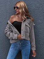 R&B | Kurze Cordjacke für Damen
