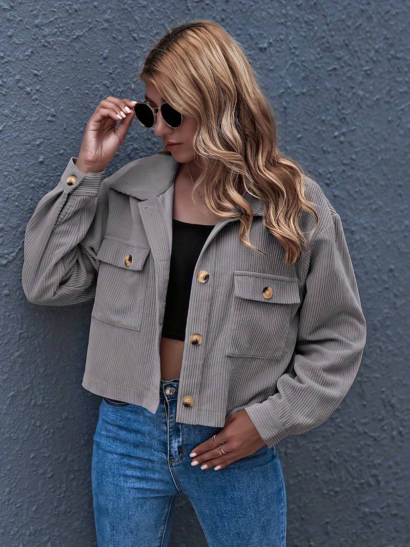 R&B | Kurze Cordjacke für Damen