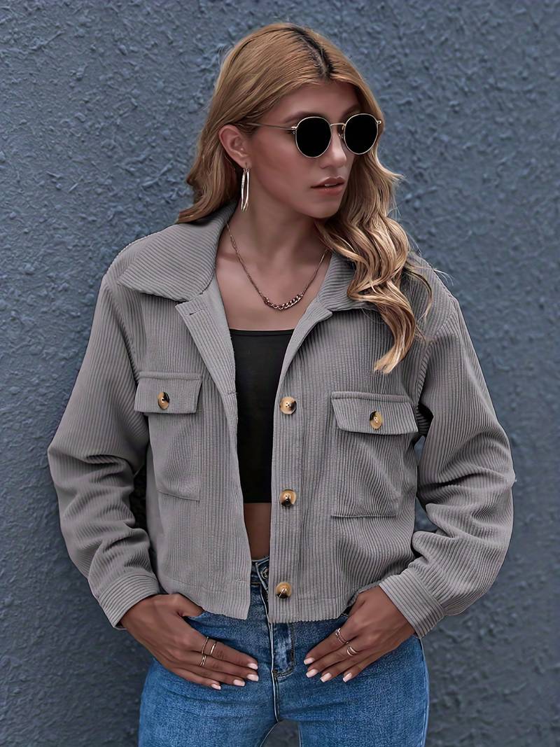 R&B | Kurze Cordjacke für Damen