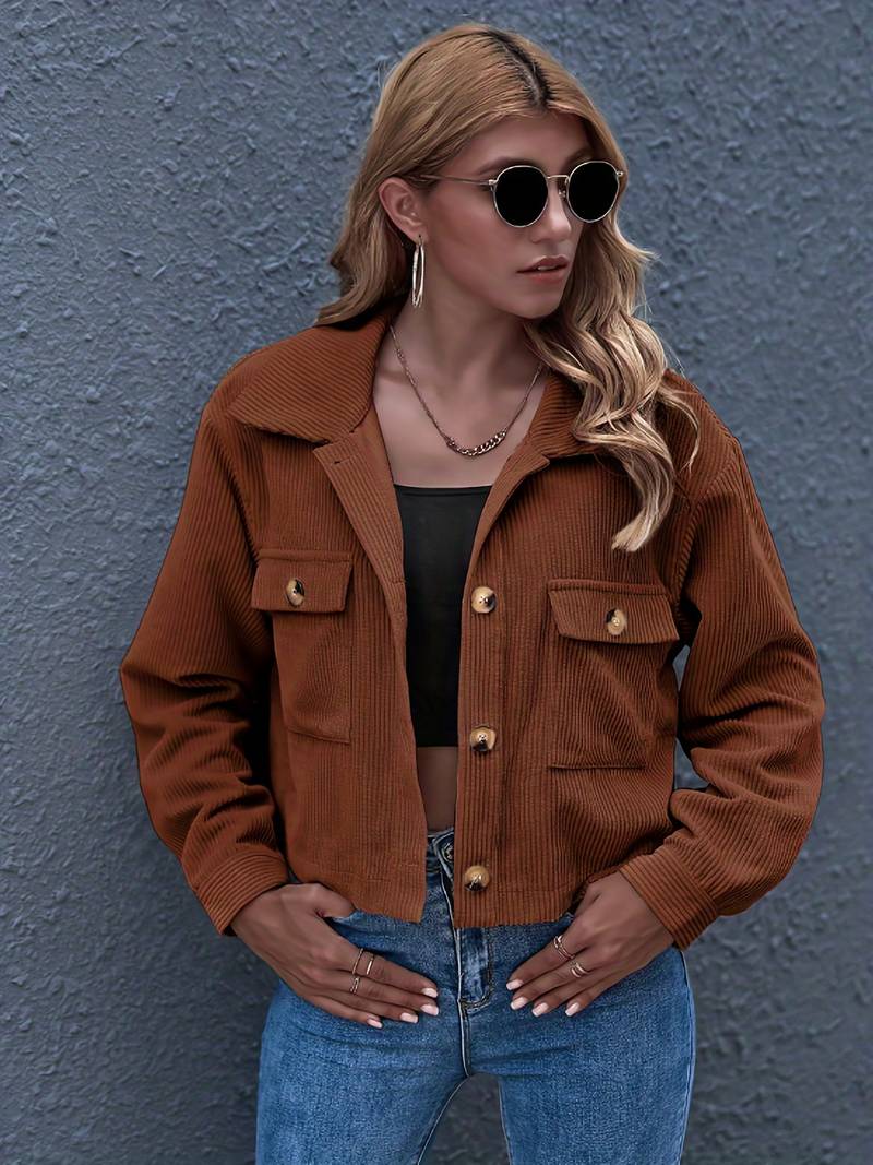 R&B | Kurze Cordjacke für Damen