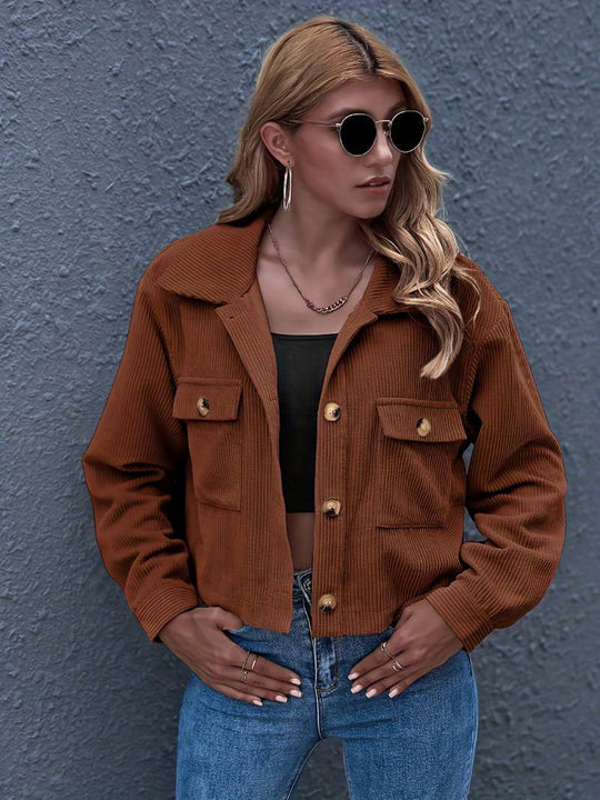 R&B | Kurze Cordjacke für Damen