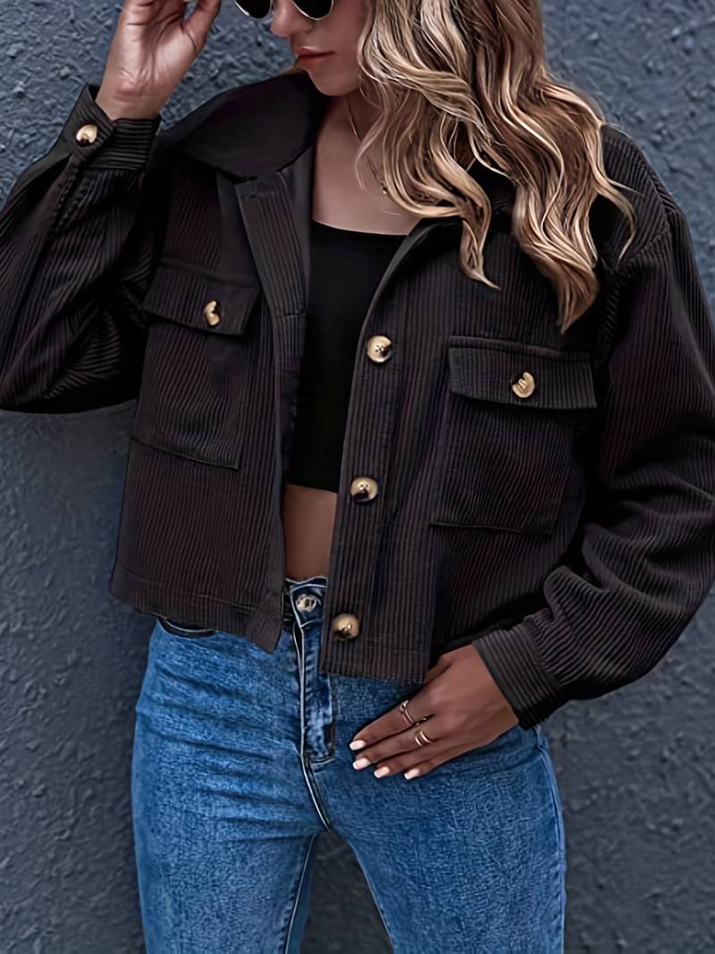 R&B | Kurze Cordjacke für Damen