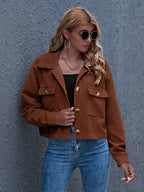 R&B | Kurze Cordjacke für Damen