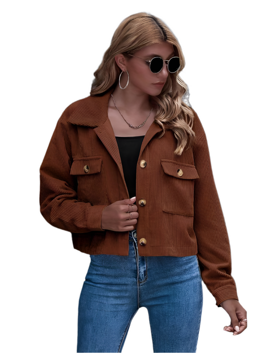 R&B | Kurze Cordjacke für Damen