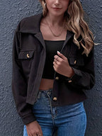 R&B | Kurze Cordjacke für Damen
