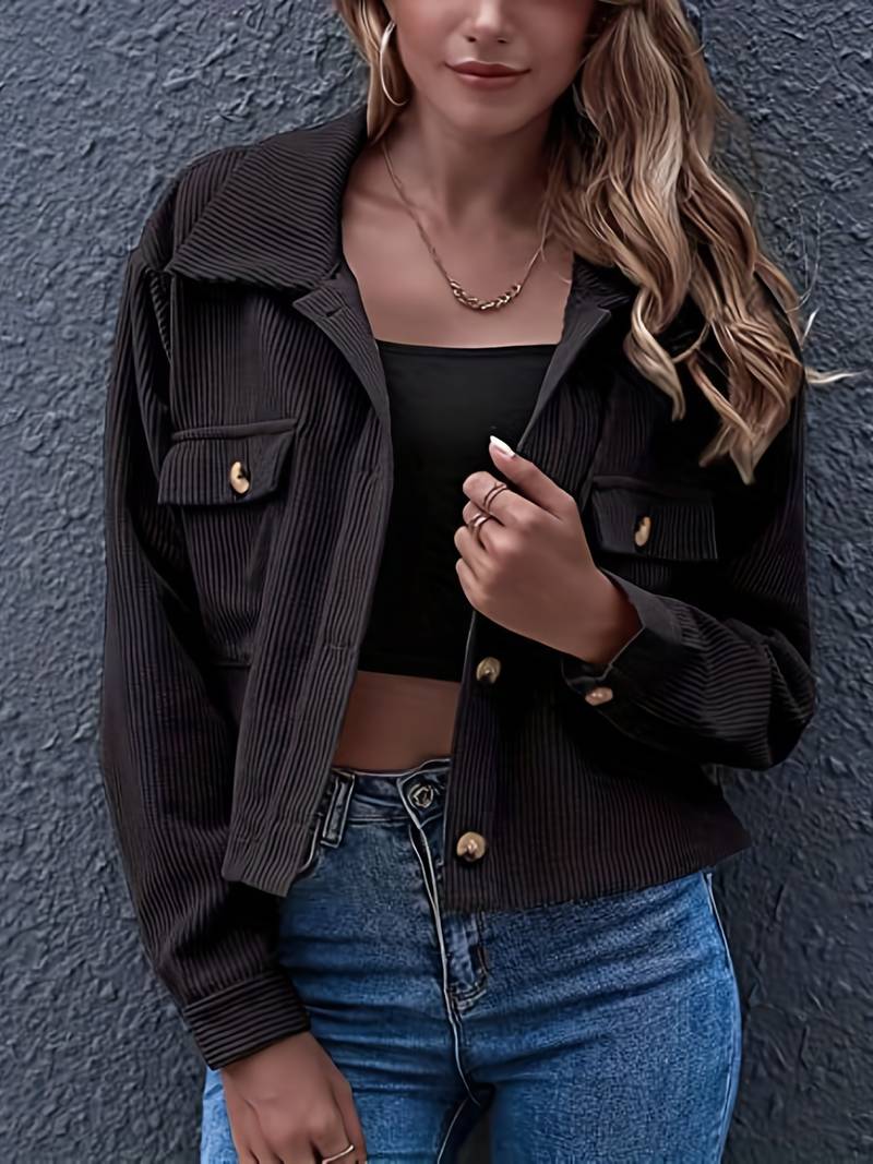 R&B | Kurze Cordjacke für Damen