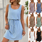 R&B | Ärmelloses Kleid mit hohlem Kordelzug für Damen