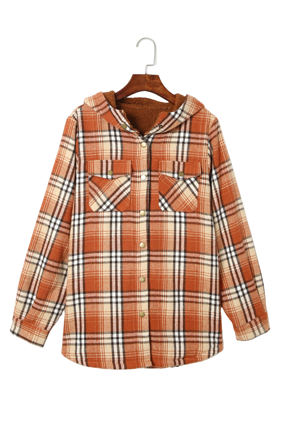 R&B | Gepunktete Jacke mit Kapuze Weiches Plüschfutter Perfekt für Kalte Tage