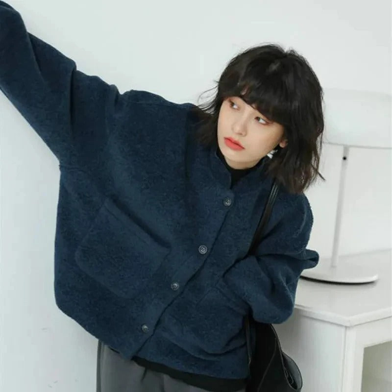 R&B | Flauschige Cardigan Jacke