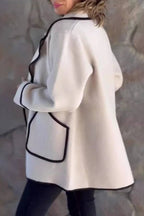 R&B | Suit-Kragen doppelseitige Wolljacke
