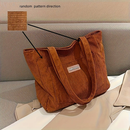 Elegante Damen Cordstoff Tasche | R&B