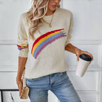R&B | Regenbogen Strickpullover