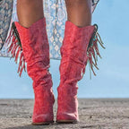 R&B | Western Cowboy Stiefel mit Fransen
