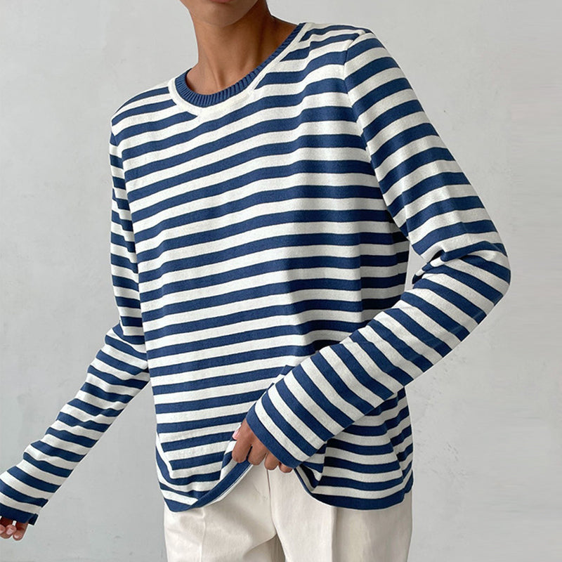 R&B | Gestreiftes T-Shirt Luxus Komfort Und Stil