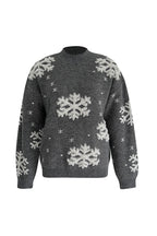 R&B | Rollkragen Weihnachtsdruck Strickpullover