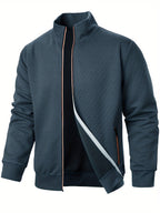 R&B | Leichtgewicht Jacke mit Strukturmuster Polyester Komfort und Stil