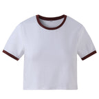 R&B | Slim Fit farblich passende kurze Ärmel