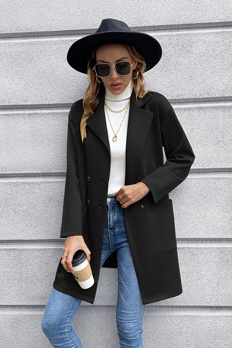 R&B | Reverskragen Langarm Blazer