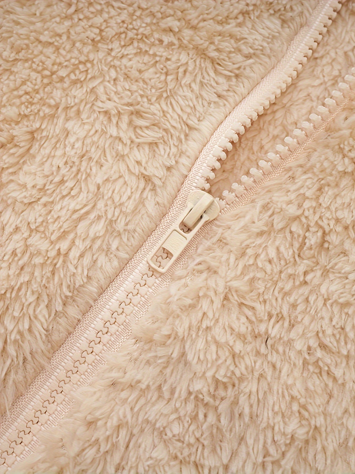R&B | Leichtgewicht Teddyjacke mit Kapuze Polyester Warm und Bequem