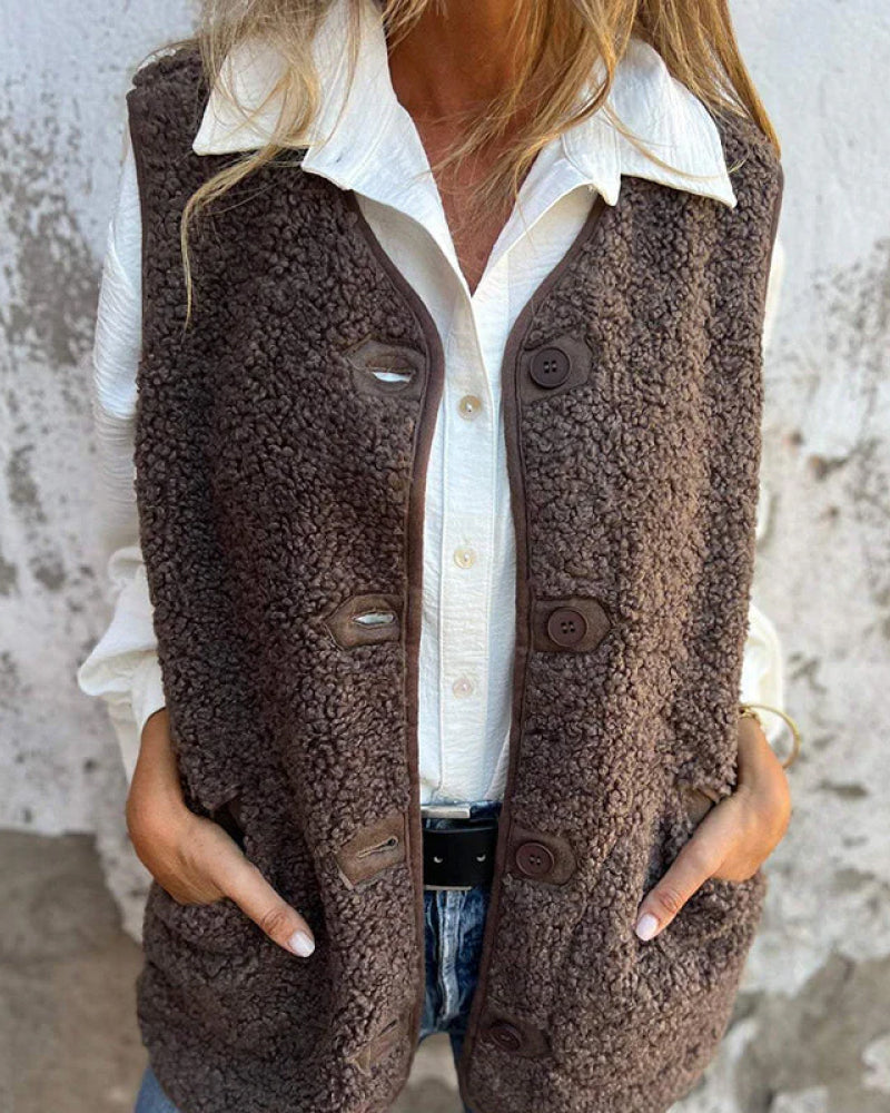 R&B | Damen Herbst Knöpfli Kurz Warm