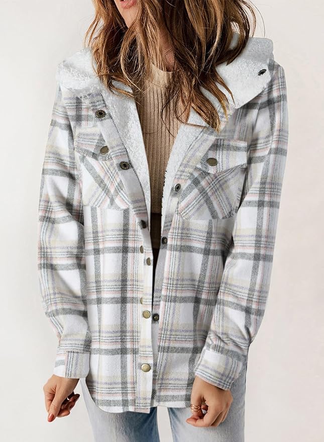 R&B | Kariertes Futter Hemdjacke