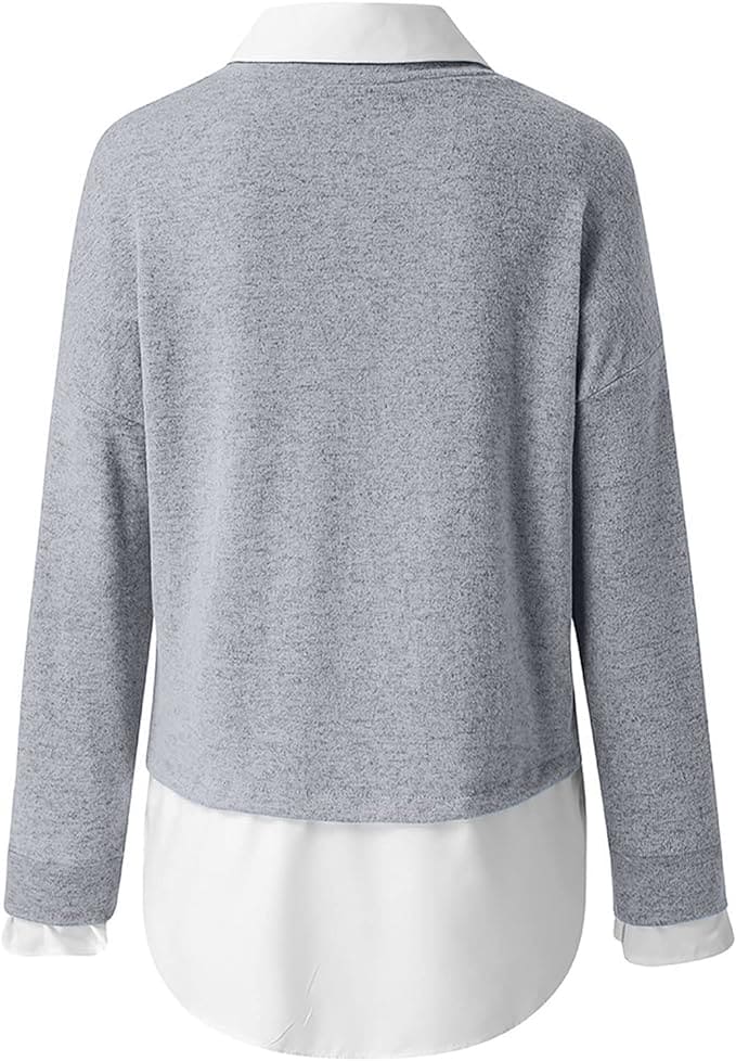 R&B | Klassischer Pullover mit Hohem Kragen Wollmischung Elegant und Zeitlos