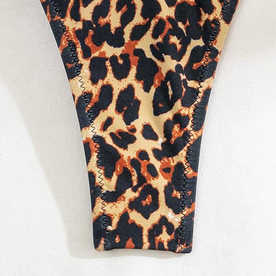 R&B | Teiliger Leopard-Bikini