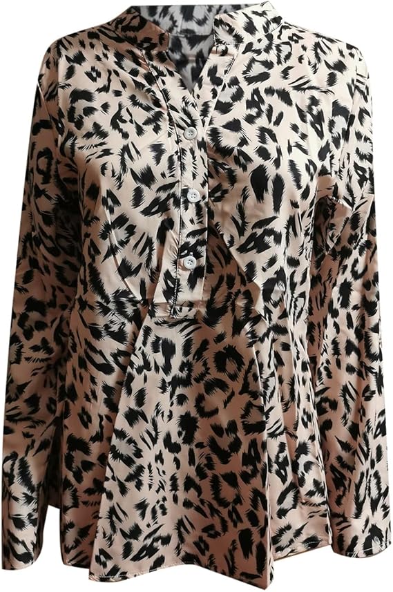 R&B | Trendige Bluse Im Leo-Muster