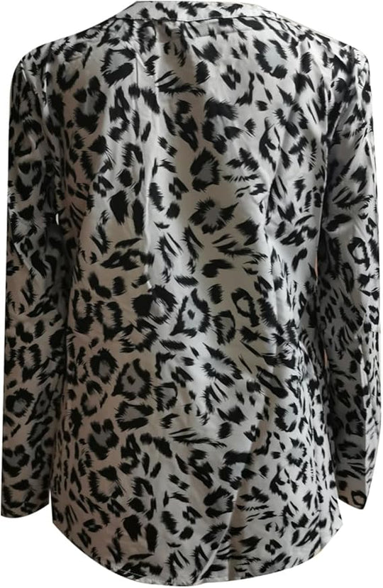R&B | Trendige Bluse Im Leo-Muster