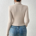 R&B | Hoher Hals Rollkragenpullover