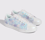 Funkelnde Schnür-Fashion-Damen-Sneaker - Xenia R&B