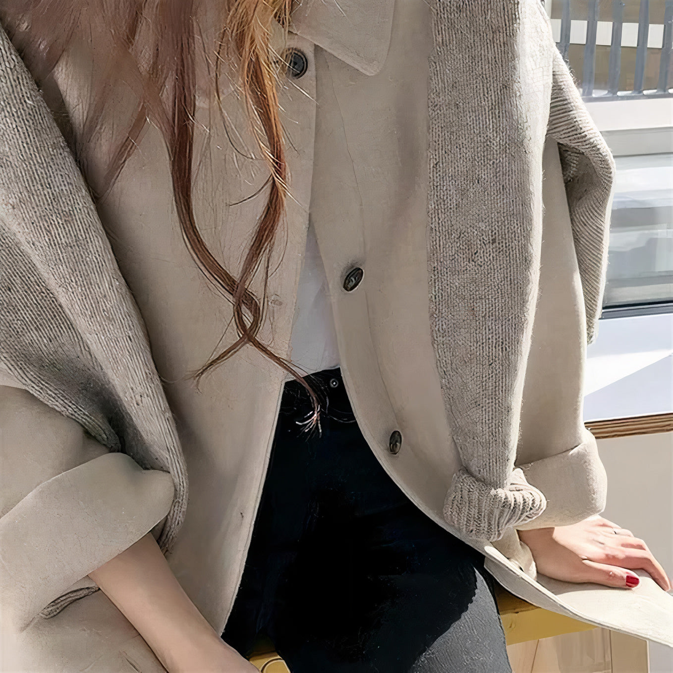 R&B | Wollmischung Jacke - trendige Damenoberbekleidung