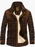 R&B | Outdoor Flanelljacke Im Holzfäller-Stil mit Fleece - Freizeit- und Arbeitsjacke