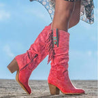 R&B | Western Cowboy Stiefel mit Fransen