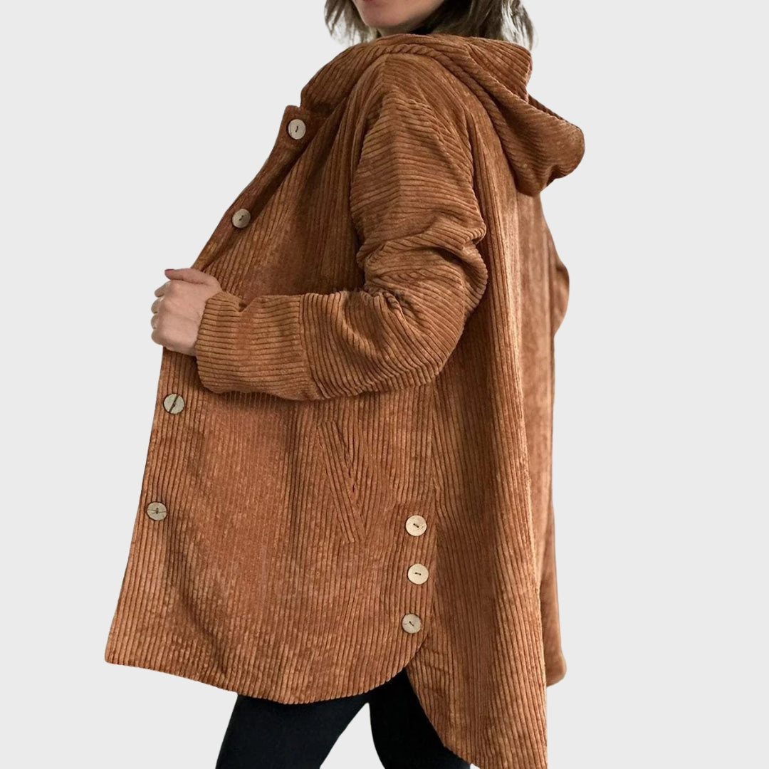 R&B | Gemütliche Kordjacke mit Kapuze