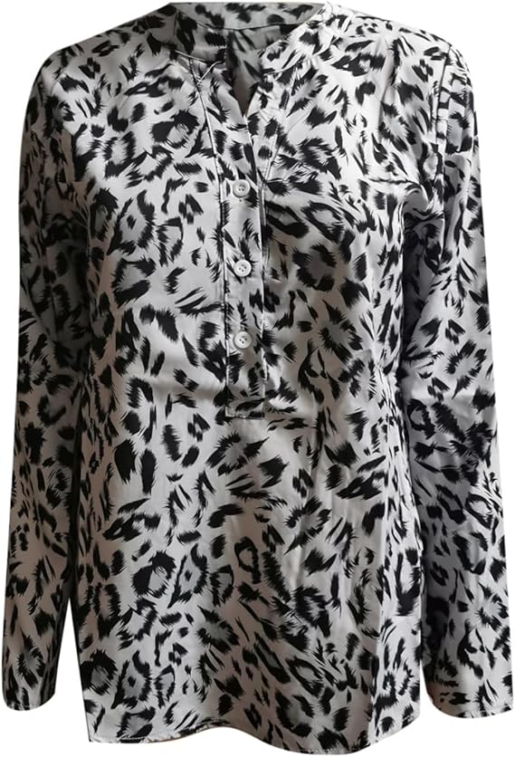 R&B | Trendige Bluse Im Leo-Muster