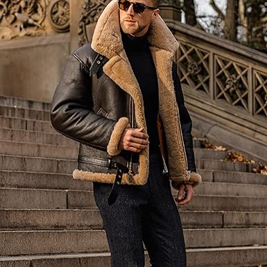 R&B | Herren Kunstlederjacke