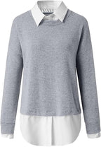 R&B | Klassischer Pullover mit Hohem Kragen Wollmischung Elegant und Zeitlos