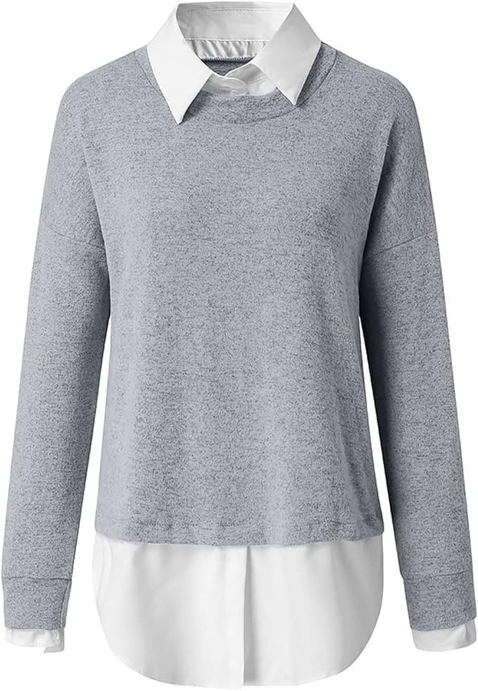 R&B | Klassischer Pullover mit Hohem Kragen Wollmischung Elegant und Zeitlos